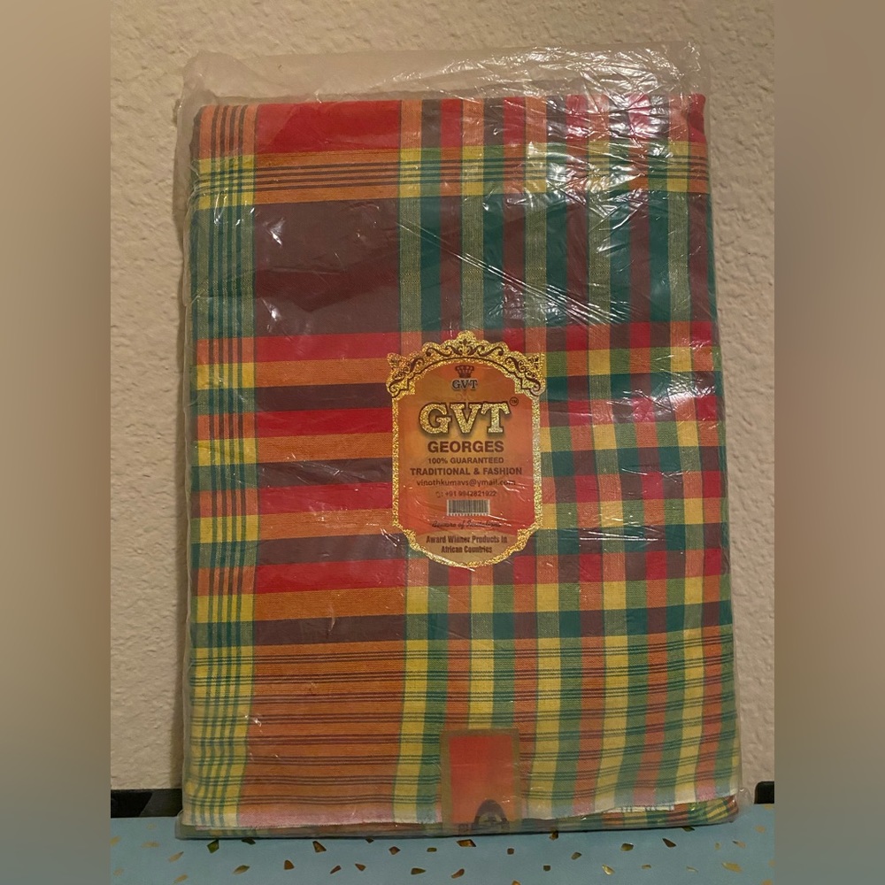 Madras Plaid Fabric